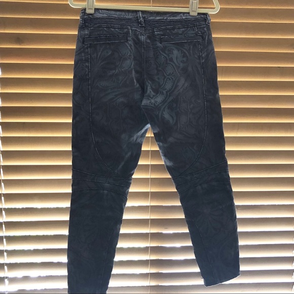 All Saints Brodie Printed Skinny Cropped Jean - Picture 3 of 8